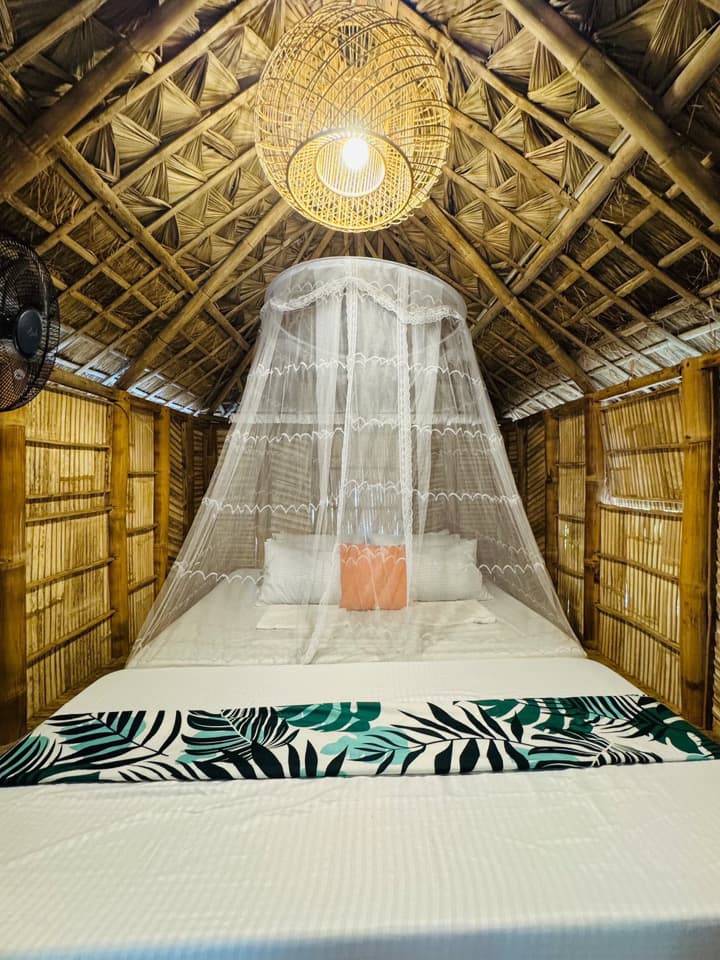 Inside a bahay kubo