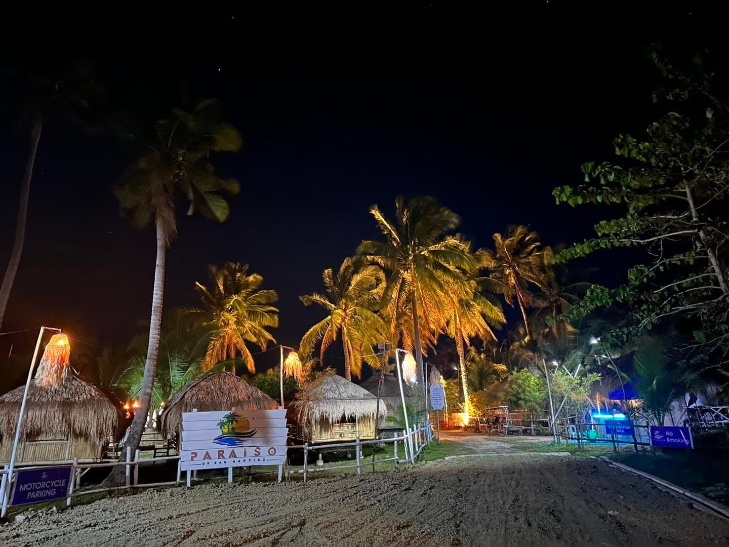 The beachfront at Paraiso de San Narciso